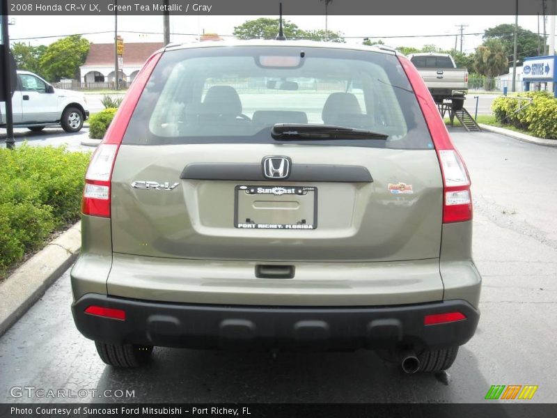 Green Tea Metallic / Gray 2008 Honda CR-V LX