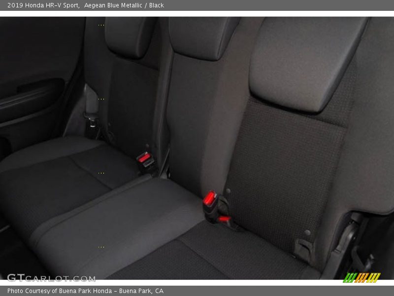 Aegean Blue Metallic / Black 2019 Honda HR-V Sport