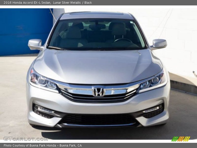 Lunar Silver Metallic / Black 2016 Honda Accord EX-L Sedan