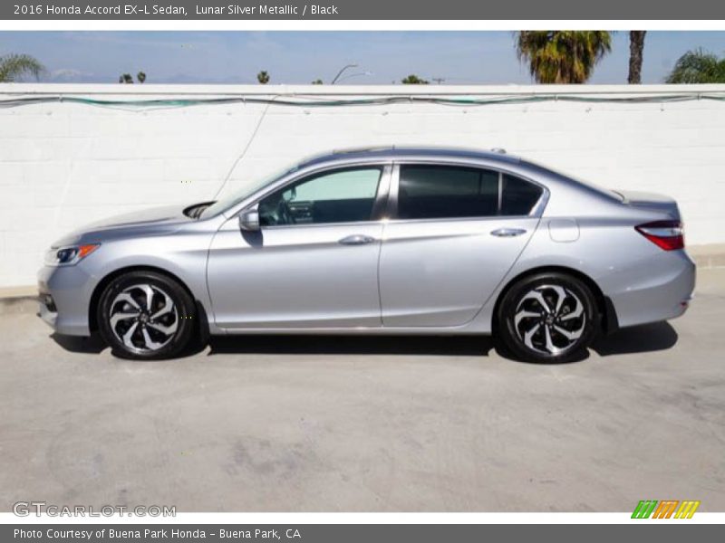 Lunar Silver Metallic / Black 2016 Honda Accord EX-L Sedan