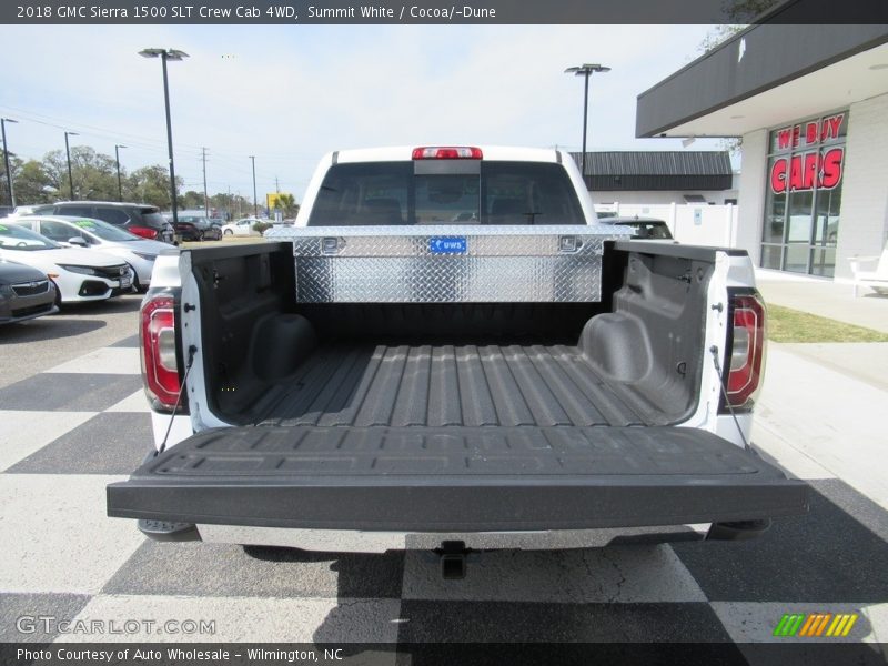 Summit White / Cocoa/­Dune 2018 GMC Sierra 1500 SLT Crew Cab 4WD