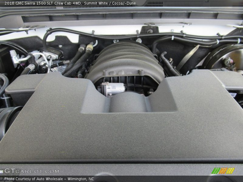 Summit White / Cocoa/­Dune 2018 GMC Sierra 1500 SLT Crew Cab 4WD