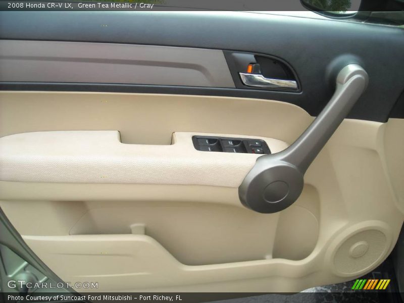 Green Tea Metallic / Gray 2008 Honda CR-V LX