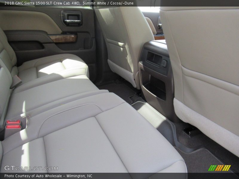 Summit White / Cocoa/­Dune 2018 GMC Sierra 1500 SLT Crew Cab 4WD