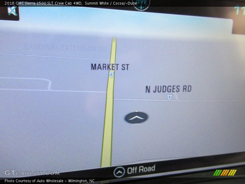 Summit White / Cocoa/­Dune 2018 GMC Sierra 1500 SLT Crew Cab 4WD