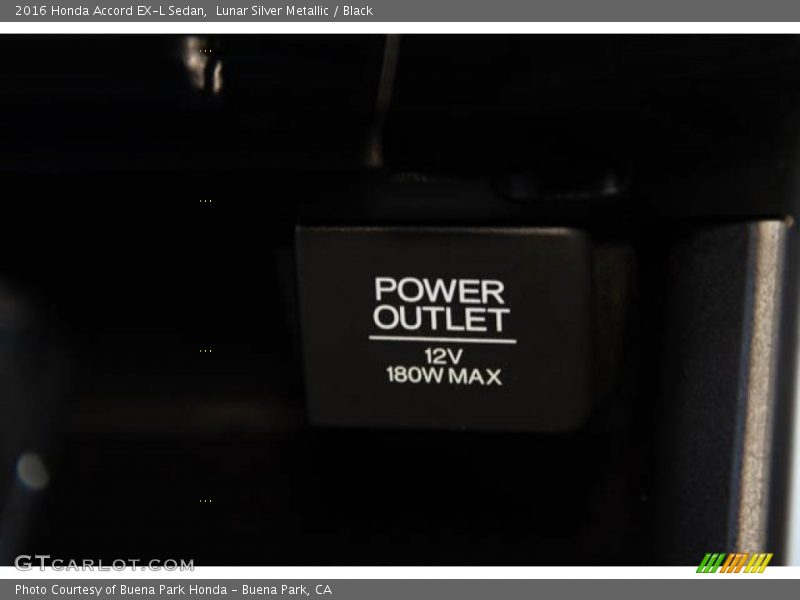 Lunar Silver Metallic / Black 2016 Honda Accord EX-L Sedan