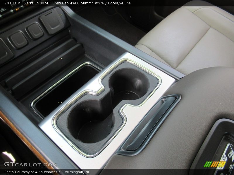 Summit White / Cocoa/­Dune 2018 GMC Sierra 1500 SLT Crew Cab 4WD