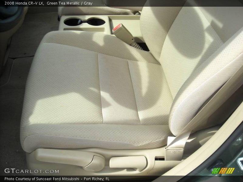 Green Tea Metallic / Gray 2008 Honda CR-V LX