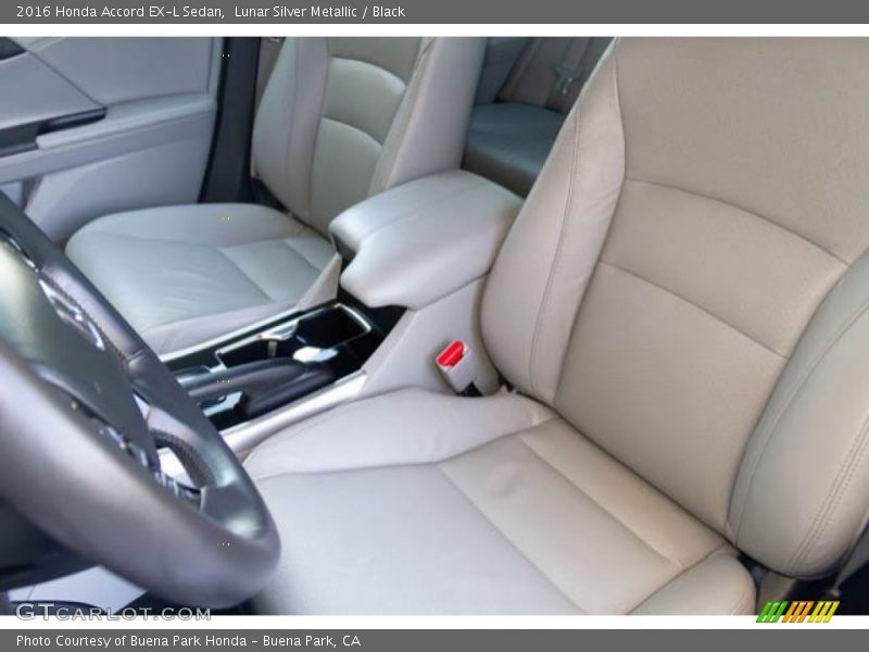Lunar Silver Metallic / Black 2016 Honda Accord EX-L Sedan