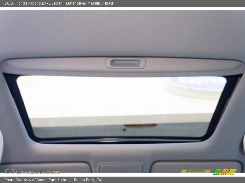 Lunar Silver Metallic / Black 2016 Honda Accord EX-L Sedan