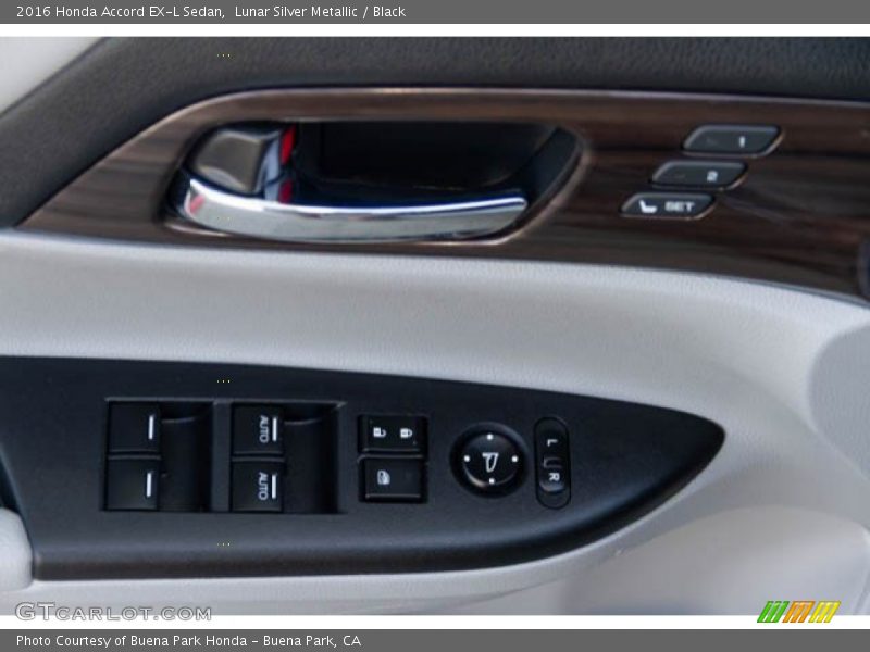 Lunar Silver Metallic / Black 2016 Honda Accord EX-L Sedan