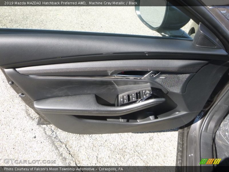 Machine Gray Metallic / Black 2019 Mazda MAZDA3 Hatchback Preferred AWD