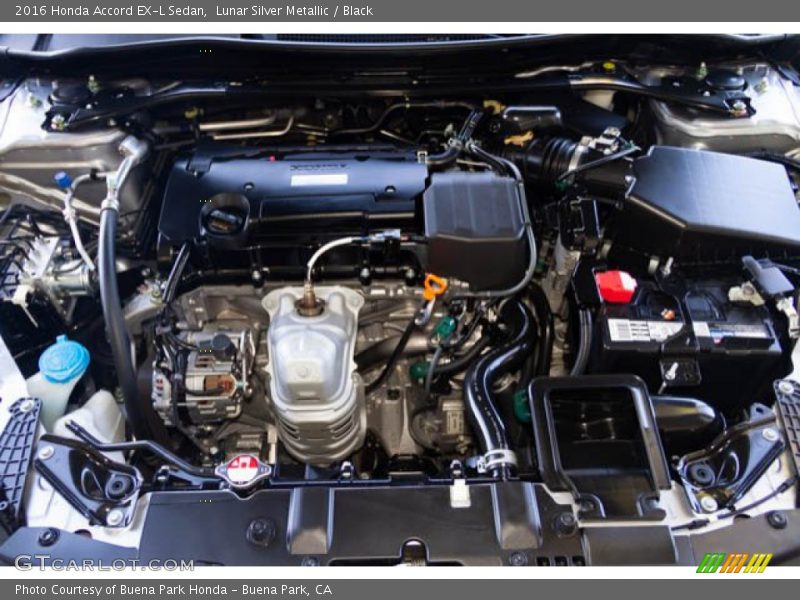 Lunar Silver Metallic / Black 2016 Honda Accord EX-L Sedan