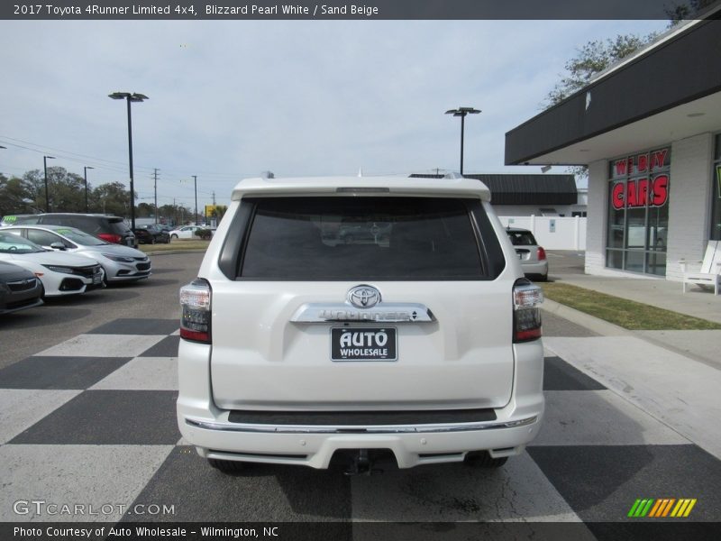 Blizzard Pearl White / Sand Beige 2017 Toyota 4Runner Limited 4x4