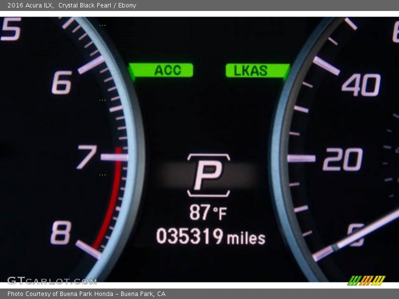 Crystal Black Pearl / Ebony 2016 Acura ILX