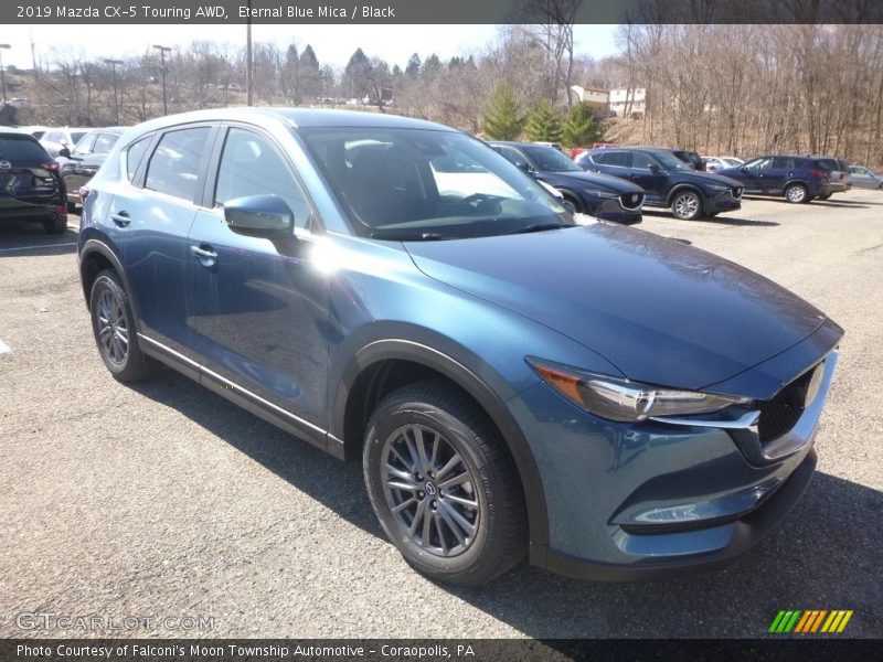 Eternal Blue Mica / Black 2019 Mazda CX-5 Touring AWD