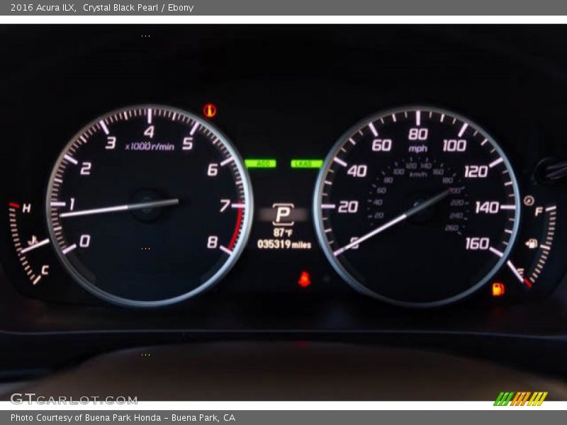 Crystal Black Pearl / Ebony 2016 Acura ILX