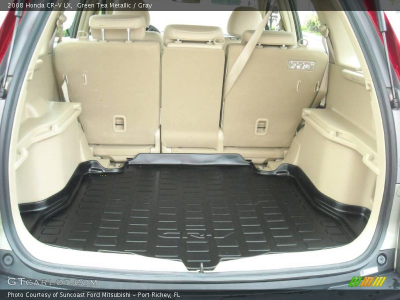 Green Tea Metallic / Gray 2008 Honda CR-V LX