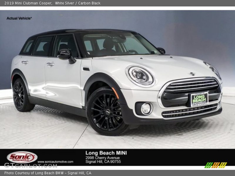 White Silver / Carbon Black 2019 Mini Clubman Cooper