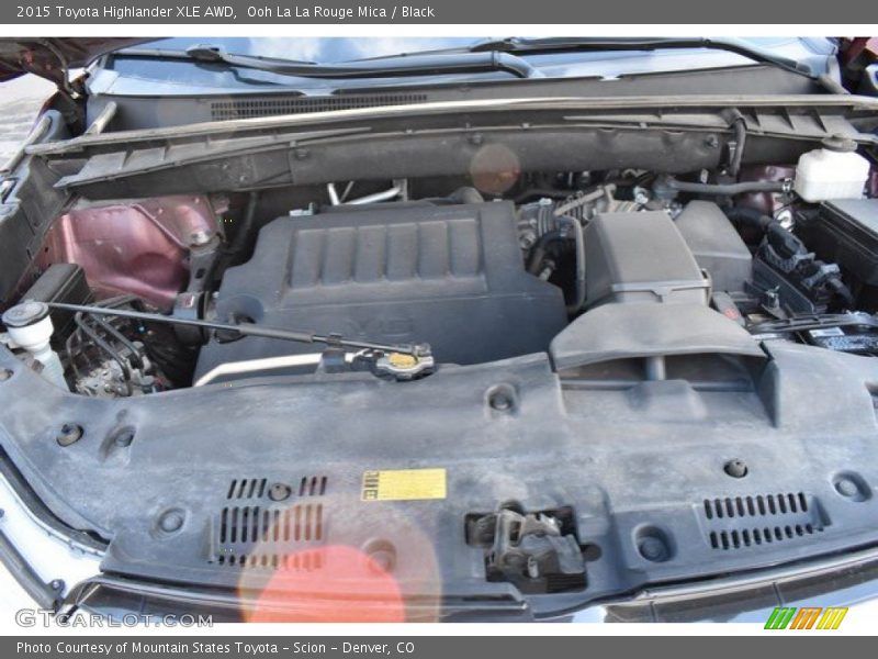 Ooh La La Rouge Mica / Black 2015 Toyota Highlander XLE AWD