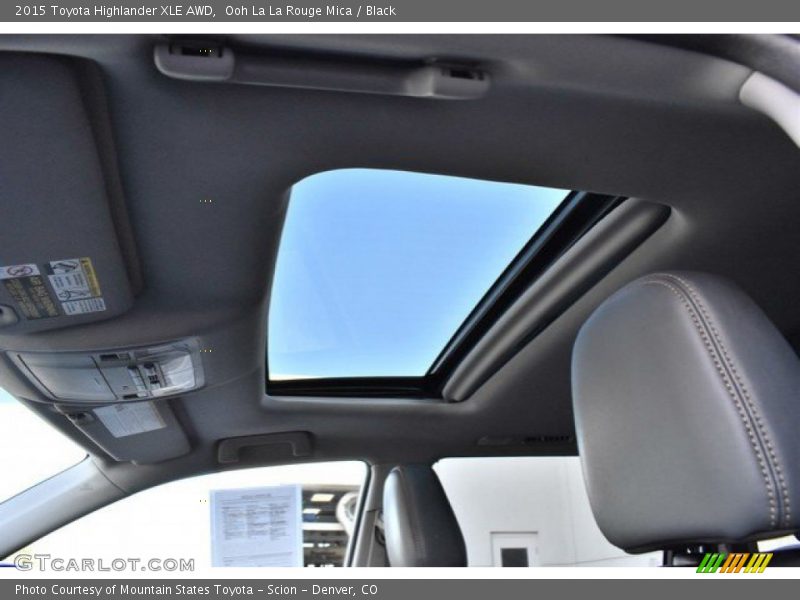 Ooh La La Rouge Mica / Black 2015 Toyota Highlander XLE AWD