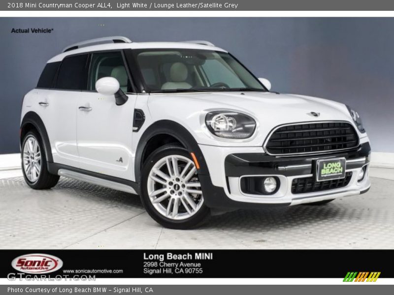 Light White / Lounge Leather/Satellite Grey 2018 Mini Countryman Cooper ALL4
