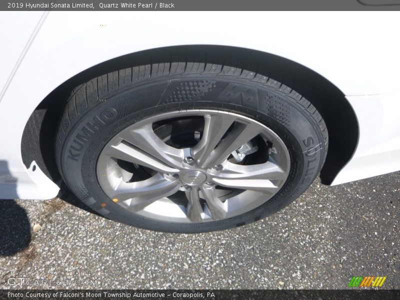 Quartz White Pearl / Black 2019 Hyundai Sonata Limited