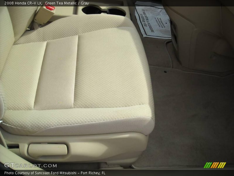 Green Tea Metallic / Gray 2008 Honda CR-V LX