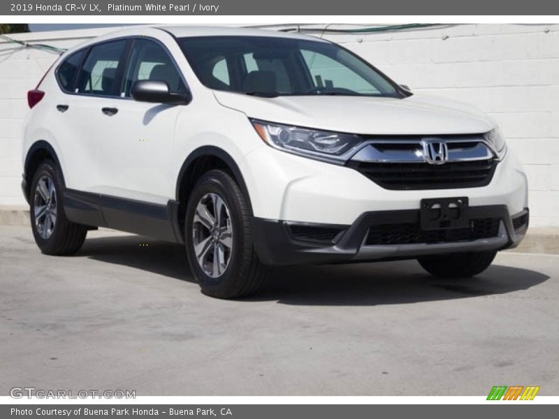 Platinum White Pearl / Ivory 2019 Honda CR-V LX