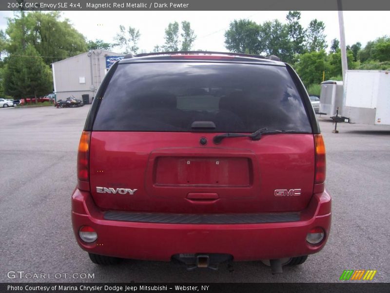 Magnetic Red Metallic / Dark Pewter 2004 GMC Envoy SLE 4x4
