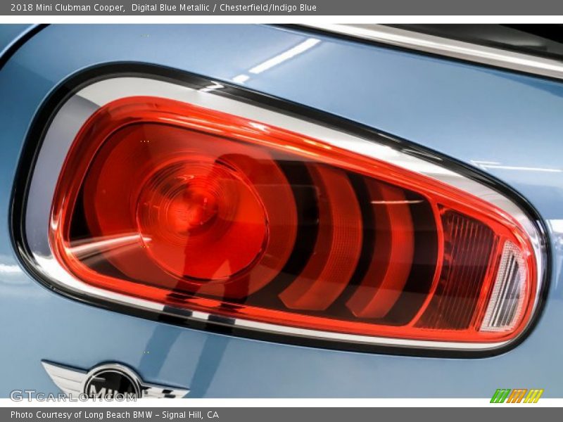Digital Blue Metallic / Chesterfield/Indigo Blue 2018 Mini Clubman Cooper