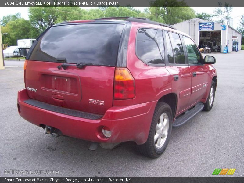 Magnetic Red Metallic / Dark Pewter 2004 GMC Envoy SLE 4x4