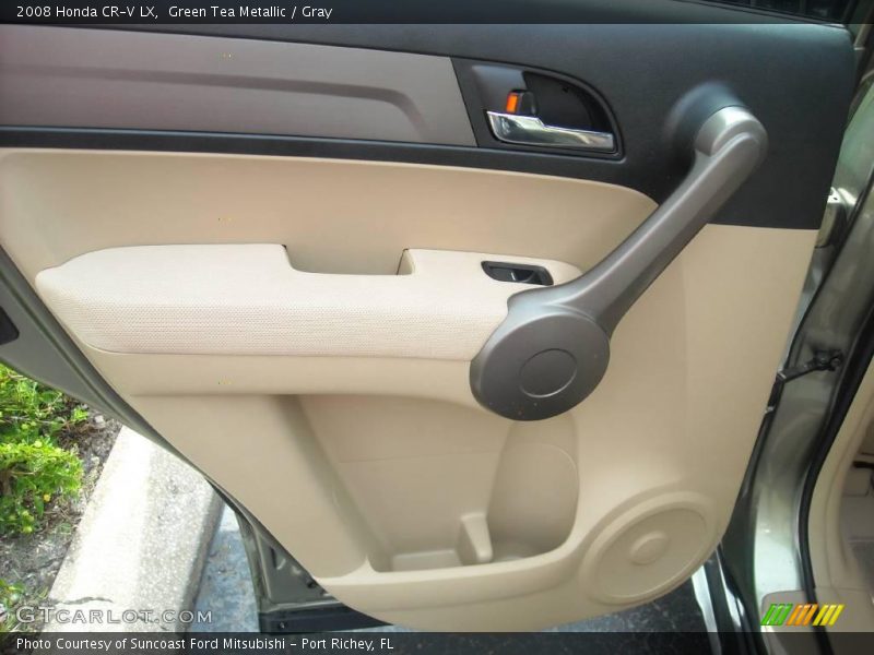 Green Tea Metallic / Gray 2008 Honda CR-V LX