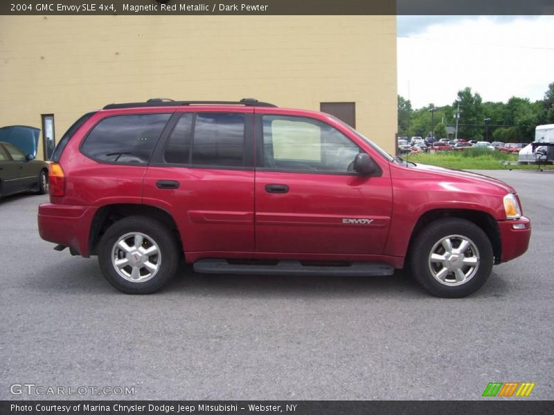 Magnetic Red Metallic / Dark Pewter 2004 GMC Envoy SLE 4x4