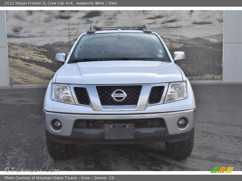Avalanche White / Steel 2012 Nissan Frontier SL Crew Cab 4x4