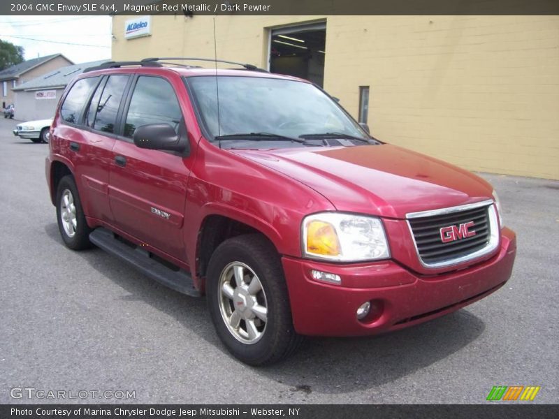 Magnetic Red Metallic / Dark Pewter 2004 GMC Envoy SLE 4x4