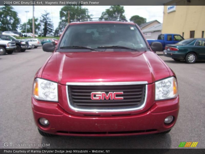 Magnetic Red Metallic / Dark Pewter 2004 GMC Envoy SLE 4x4