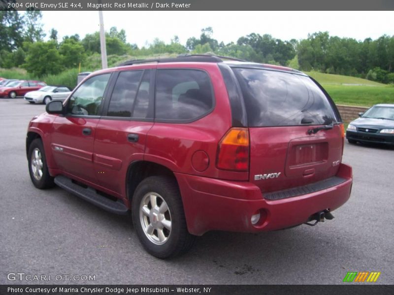 Magnetic Red Metallic / Dark Pewter 2004 GMC Envoy SLE 4x4