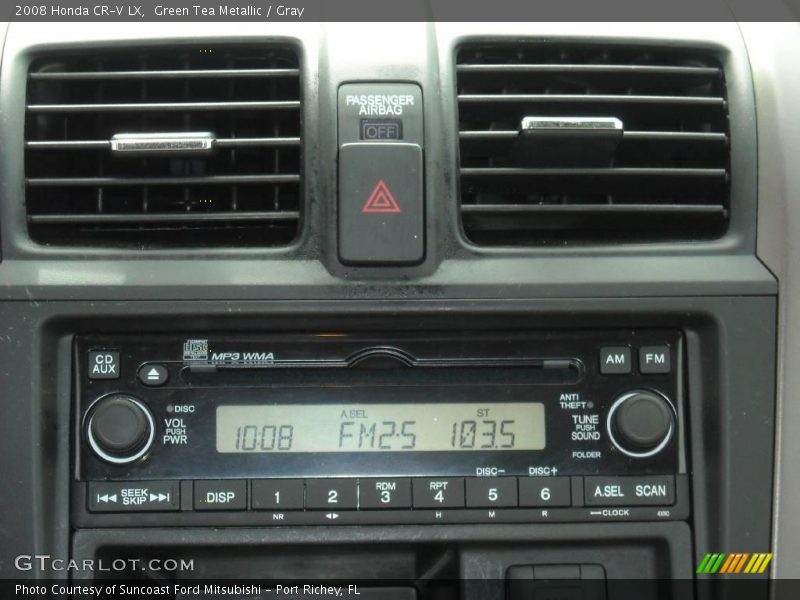 Green Tea Metallic / Gray 2008 Honda CR-V LX