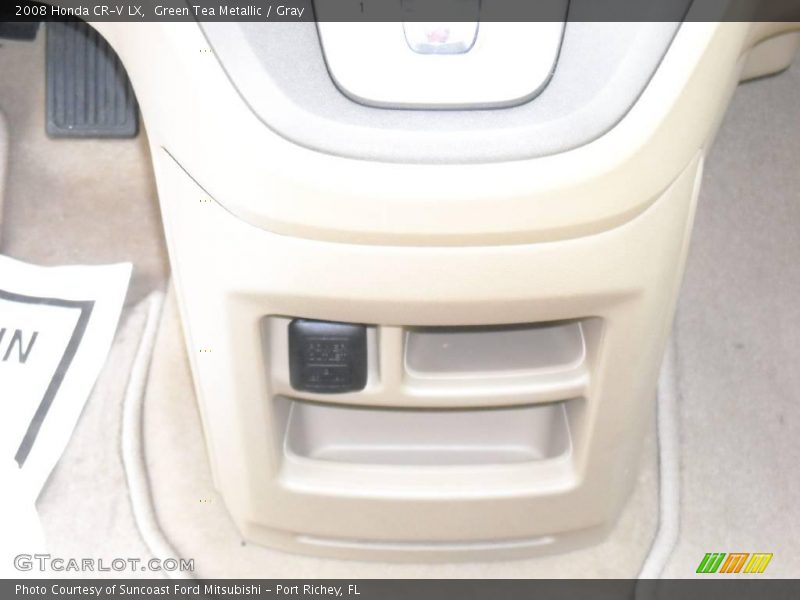 Green Tea Metallic / Gray 2008 Honda CR-V LX