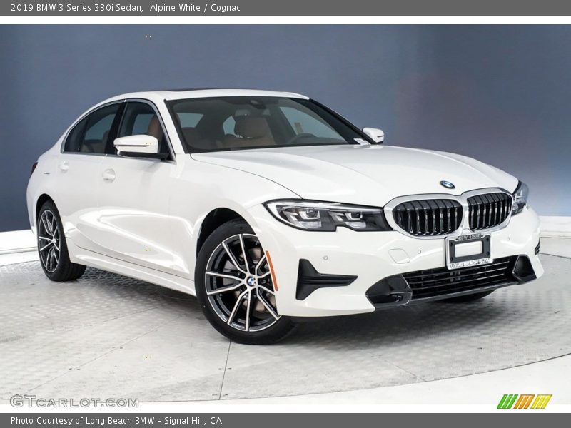 Alpine White / Cognac 2019 BMW 3 Series 330i Sedan