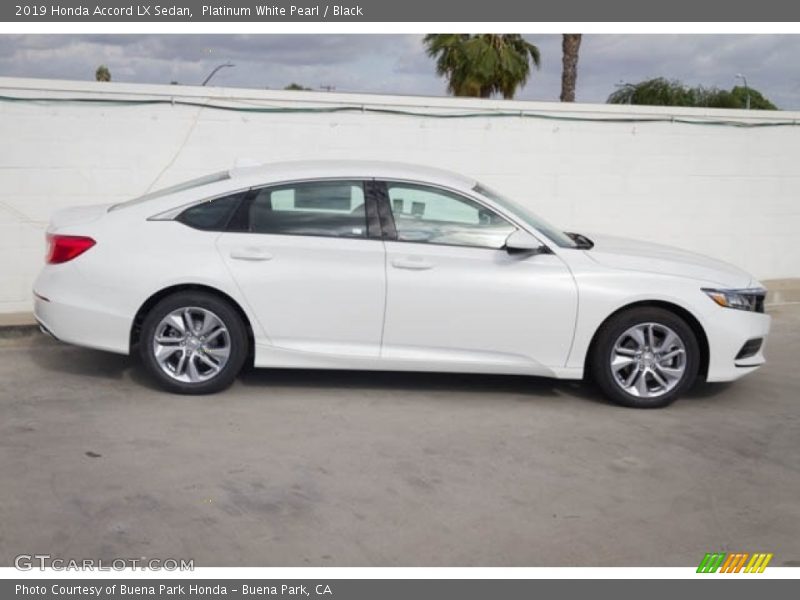 Platinum White Pearl / Black 2019 Honda Accord LX Sedan