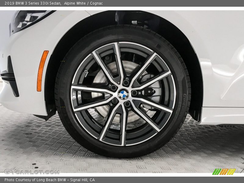 Alpine White / Cognac 2019 BMW 3 Series 330i Sedan