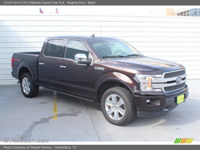 Magma Red / Black 2018 Ford F150 Platinum SuperCrew 4x4