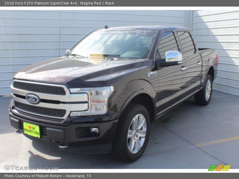 Magma Red / Black 2018 Ford F150 Platinum SuperCrew 4x4
