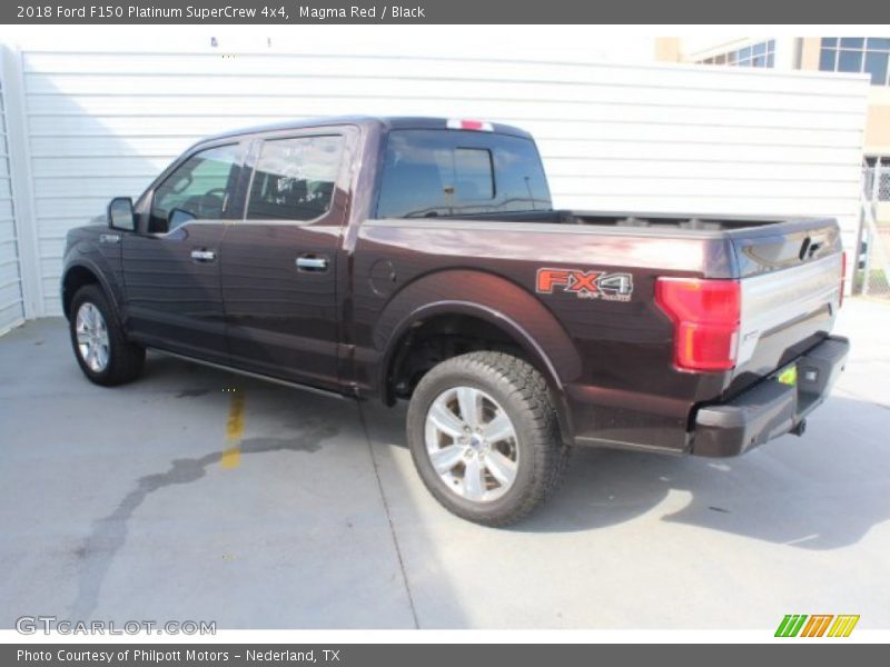 Magma Red / Black 2018 Ford F150 Platinum SuperCrew 4x4