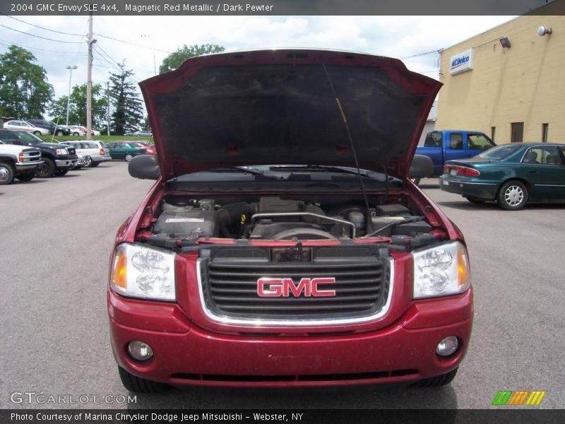 Magnetic Red Metallic / Dark Pewter 2004 GMC Envoy SLE 4x4