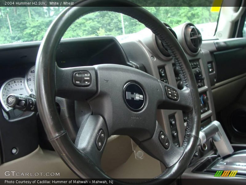 White / Wheat 2004 Hummer H2 SUV