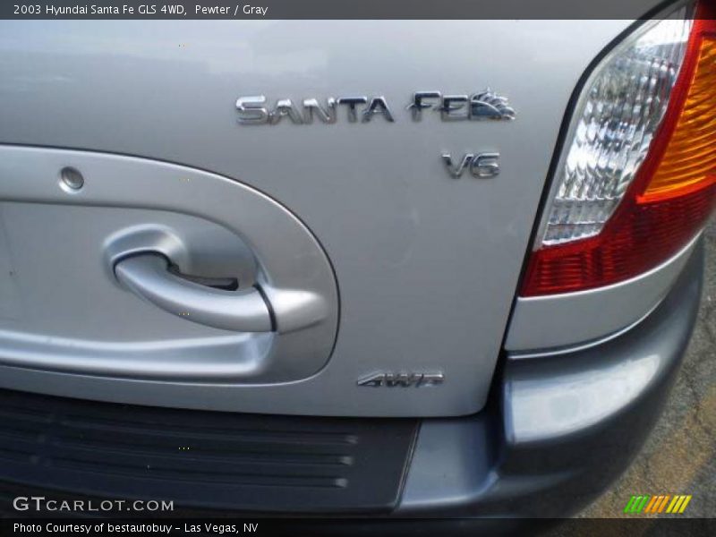 Pewter / Gray 2003 Hyundai Santa Fe GLS 4WD