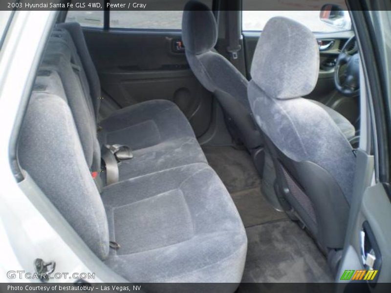 Pewter / Gray 2003 Hyundai Santa Fe GLS 4WD